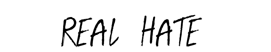 Real Hate Font Download Free